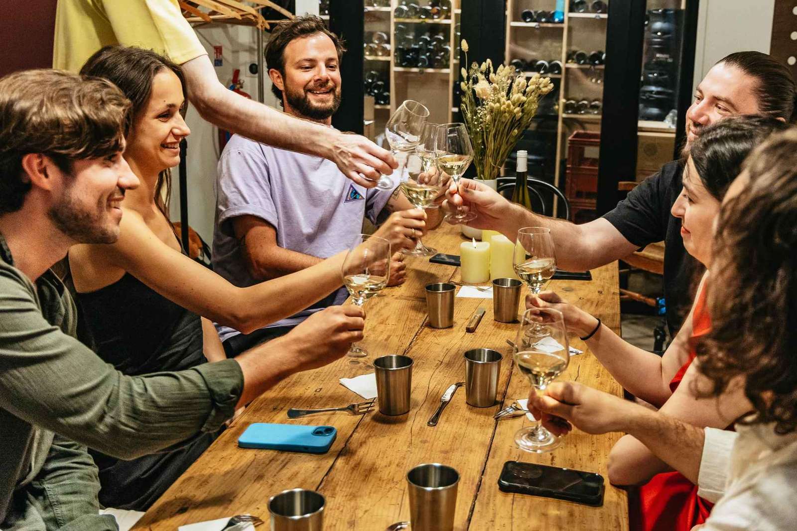 Paris Wine Class/Tasting: Wines & Apéritif Board with 1 Sommelier