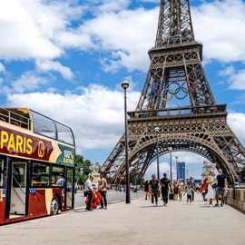 Paris : bus à arrêts multiples à arrêts multiples avec croisière optionnelle