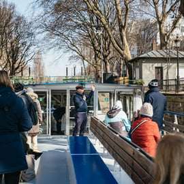Paris: Kreuzfahrt auf dem Saint-Martin-Kanal und der Seine