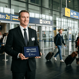 Paris: Traslado privado del aeropuerto CDG a la ciudad de París