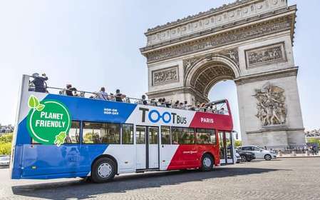 París: Tour en autobús turístico con paradas libres Tootbus
