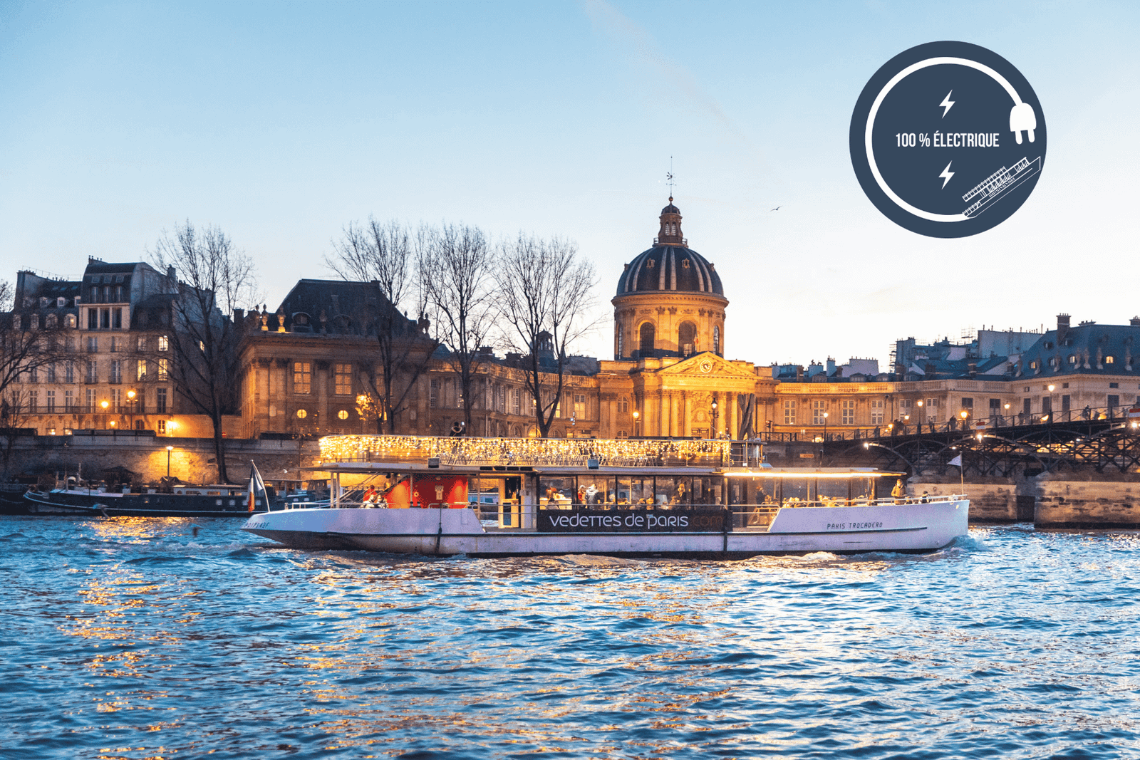 París: Crucero nocturno por el río con música
