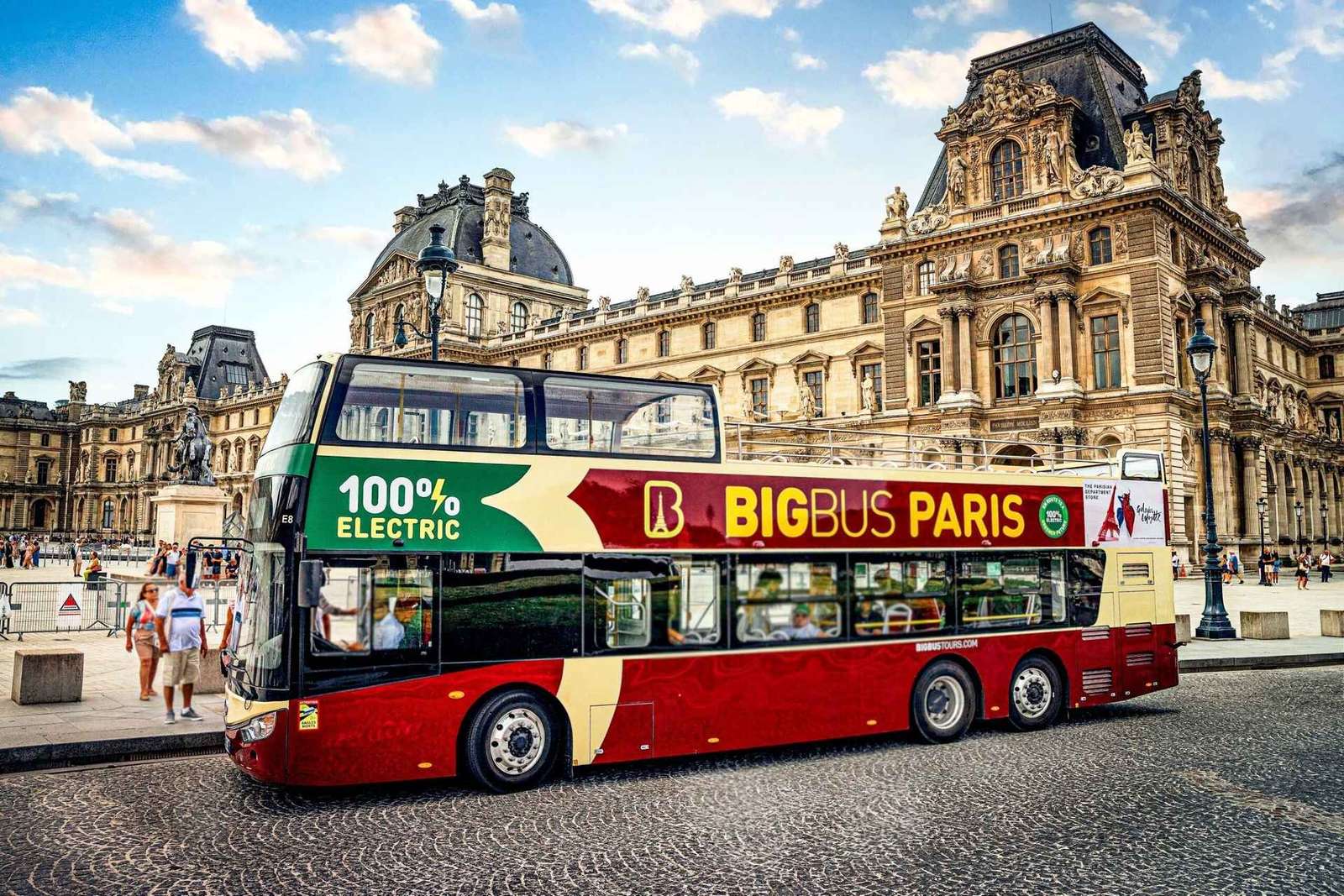 Paris - en rundtur Big Bus rundtur med hop-on hop-off-buss och Seine River Cruise