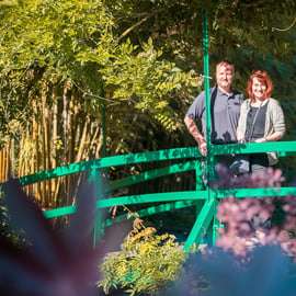 Giverny egynapos kirándulás Párizsból Monet kertjébe minibusszal