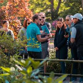 Liten grupp Giverny och Van Goghs rum i Auvers från Paris