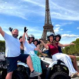 Balade en quad à Paris : du Trocadéro à la tour Eiffel