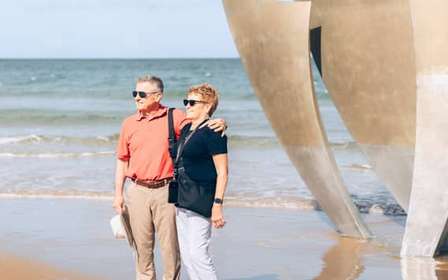 Da Parigi: gita di 1 giorno alle spiagge del D-Day in Normandia con pranzo