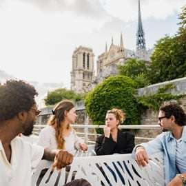 Paris: Cruzeiro turístico no rio Sena em Bateaux Mouches