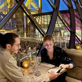 Eiffel Tower Dinner at Madame Brasserie, Gustave Menu
