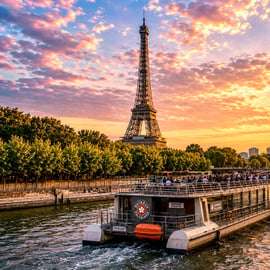 Paris: Seine Cruise & Crepe Tasting near the Eiffel Tower