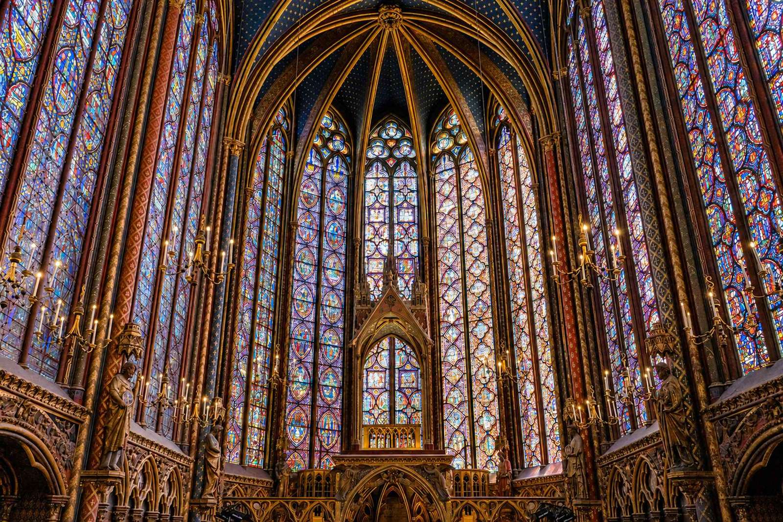 Rundtur i Sainte-Chapelle med guide och biljett
