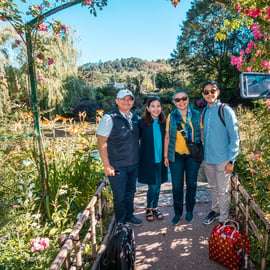 Liten grupp Giverny och Van Goghs rum i Auvers från Paris