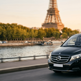 Paris: Traslado privado del aeropuerto CDG a la ciudad de París