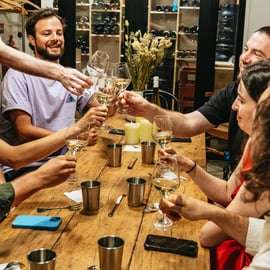 Paris Wine Class/Tasting: Wines & Apéritif Board with 1 Sommelier
