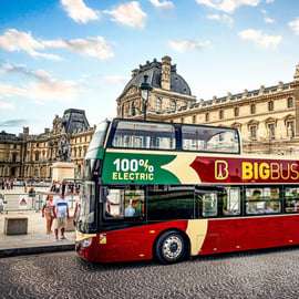 Paris - en rundtur Big Bus rundtur med hop-on hop-off-buss och Seine River Cruise