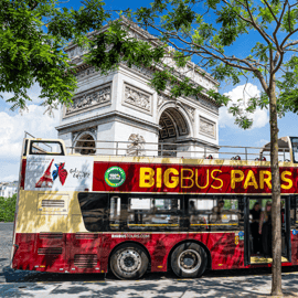 Paris : bus à arrêts multiples à arrêts multiples avec croisière optionnelle