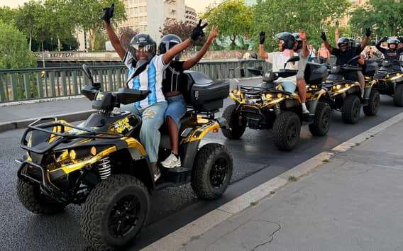 Párizsi quad-túra: Eiffel-torony és Champs-Élysées