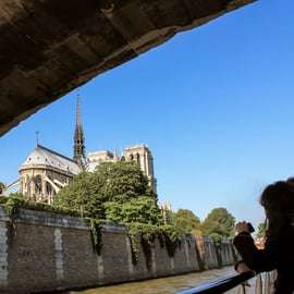 Paris, Seine Kryssning på floden Seine och Canal Saint-Martin