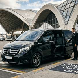 Paris: Traslado privado del aeropuerto CDG a la ciudad de París