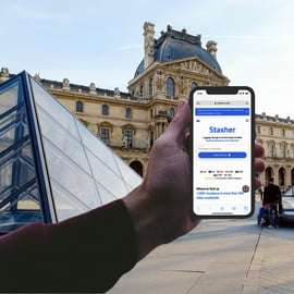 Consigna de equipaje cerca del Louvre, sin límite de tamaño