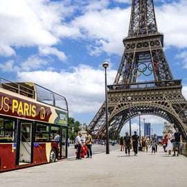 Paris - en rundtur Big Bus rundtur med hop-on hop-off-buss och Seine River Cruise
